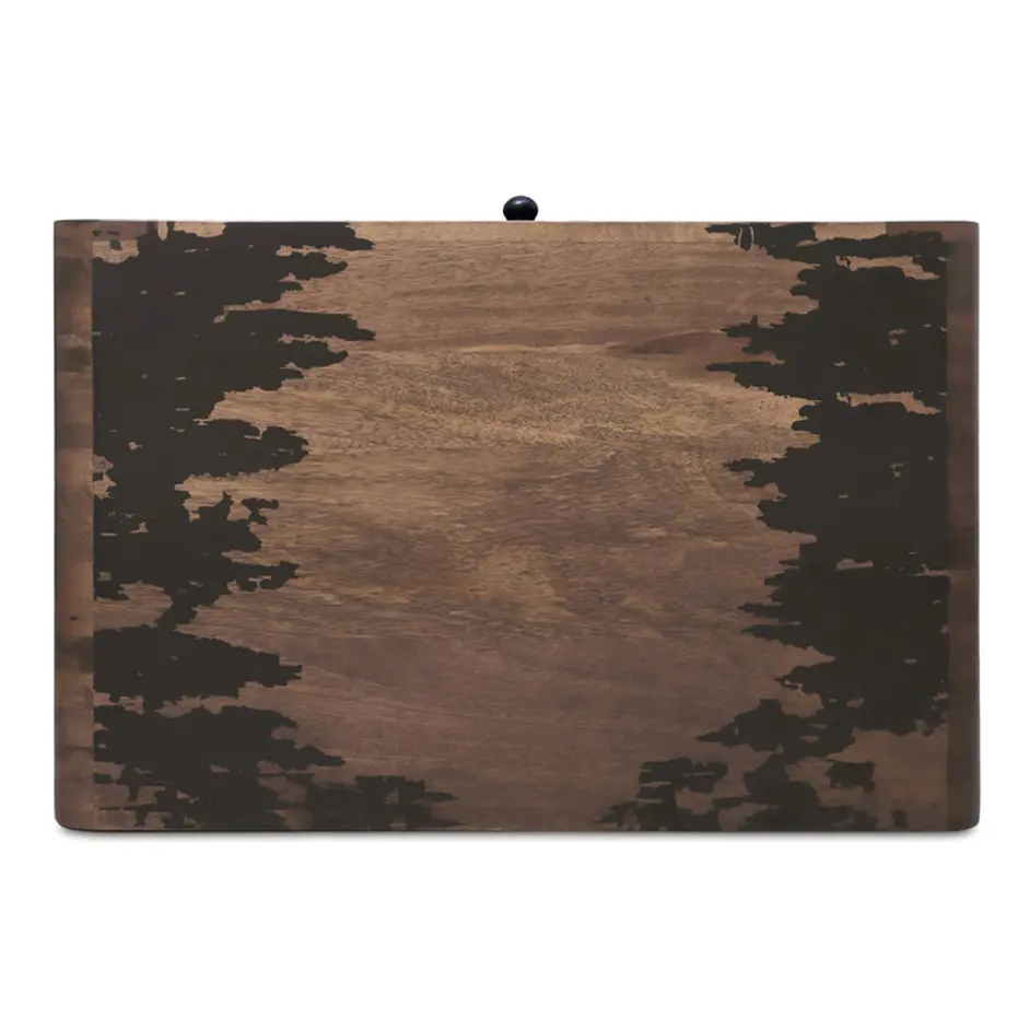 Iris Nightstand Distressed Black by Moes Home