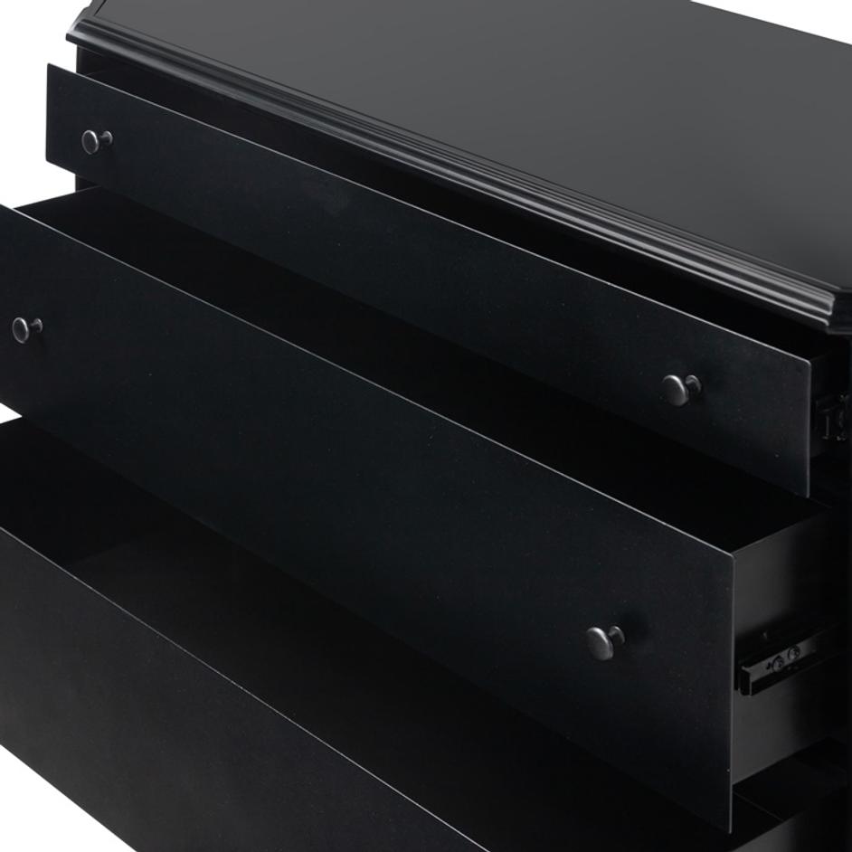 Lendon Dresser 3 Drawer in Black by FOUR HANDS