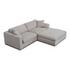 Rue Nook Modular Sectional Flecked Grey by Moes Home
