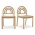 Avery Dining Chair Natural – Set Of Two by Moes Home