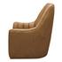 Bowie Swivel Chair Tan Leather by Moes Home
