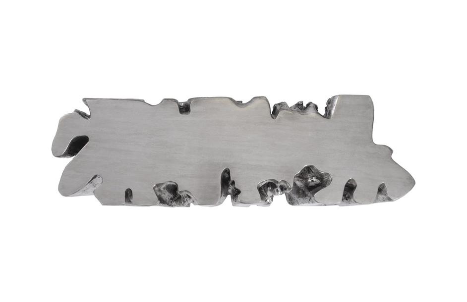 Freeform Root Bench, Silver Leaf by PHILLIPS COLLECTION