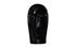 Emerging Face Sculpture, Gel Coat Black, Large by Phillips Collection