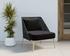 ANDRIA LOUNGE CHAIR - ARASHI BLACK by Sunpan