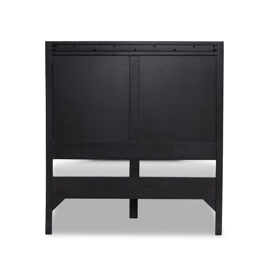 Sydney Twin Bed - Black Wash by Four Hands