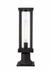 Glenwood 1 Light Outdoor Pier Mounted Fixture in Black Finish by Z-Lite