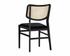 ANNEX DINING CHAIR - ABBINGTON BLACK / NATURAL by Sunpan