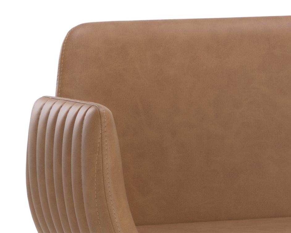 LUCANO BARSTOOL - MILLIKEN COGNAC by Sunpan