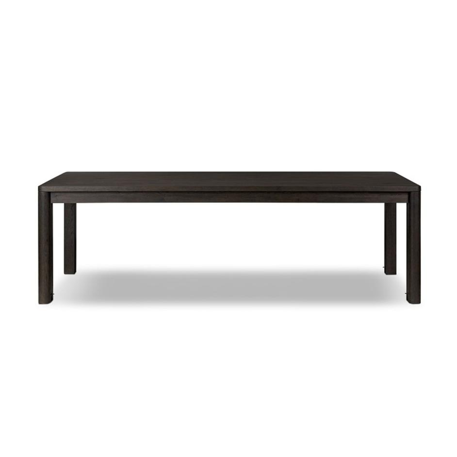 Noeline Double Extension Dining Table - Cracked Smoked Black Veneer by Four Hands