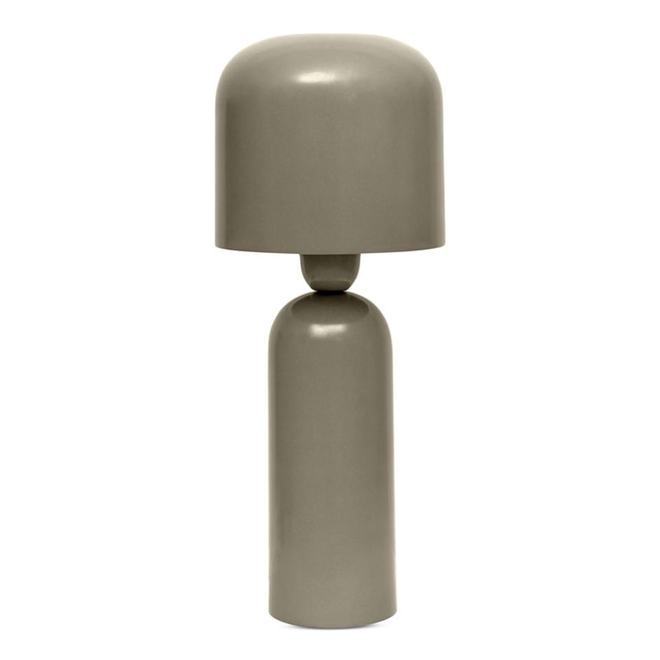 ECHO GLOSS TABLE LAMP TAUPE by Moes Home