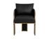 BAZ DINING ARMCHAIR - NAPA BLACK by Sunpan