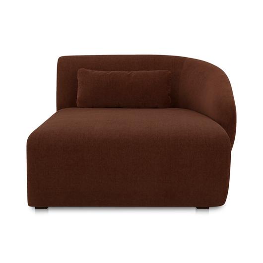 Amelia Right Arm Facing Chaise Chestnut by Moes Home