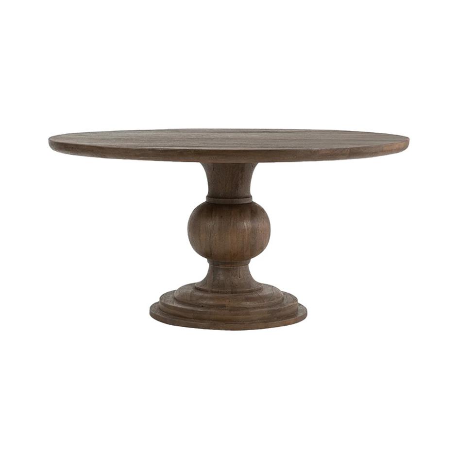 Hera Solid Wood Dining Table - Pecan Brown - 60" by Classic Home
