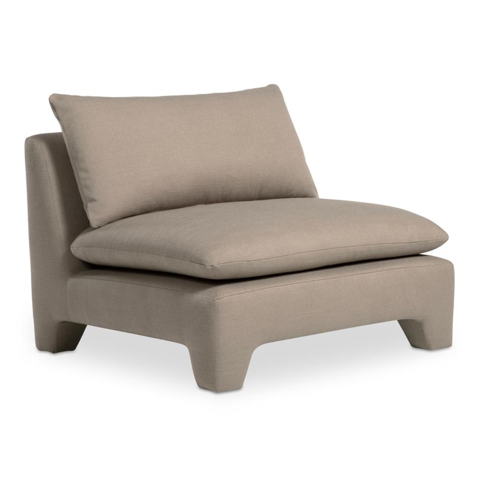Estelle Lounge Chair Flax by Moes Home