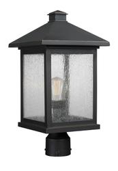 Portland 1 Light Post Mount Light in Oil Rubbed Bronze Finish by Z-Lite