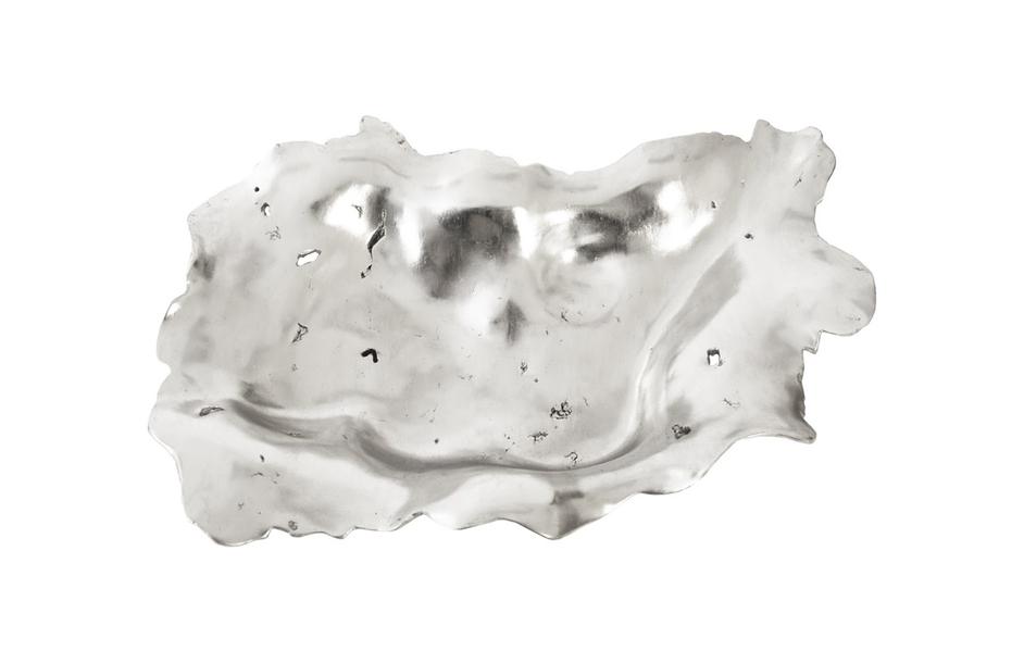 Rose Wood Burled Bowl, Silver by PHILLIPS COLLECTION