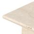 Arum End Table - Cream Marble by Four Hands
