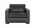 Baylor Armchair - Marseille Black Leather by Sunpan