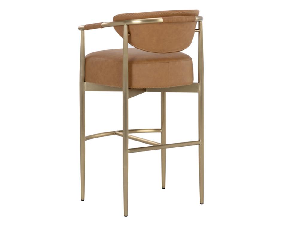 HELOISE BARSTOOL - MILLIKEN COGNAC by Sunpan