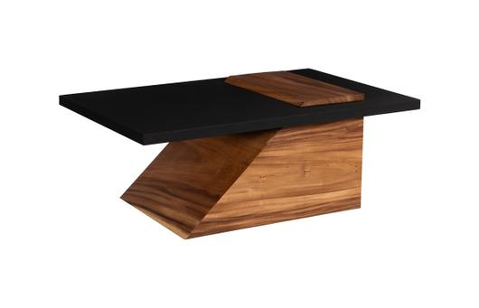 Slant Coffee Table, Natural/Black by Phillips Collection