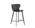 Arabella Counter Stool - Bravo Portabella / Polo Club Kohl Grey by Sunpan