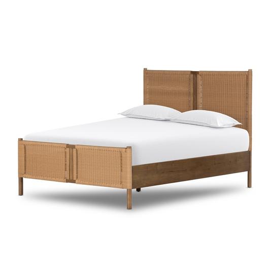 Liza Bed In Toasted Sungkai - King by FOUR HANDS