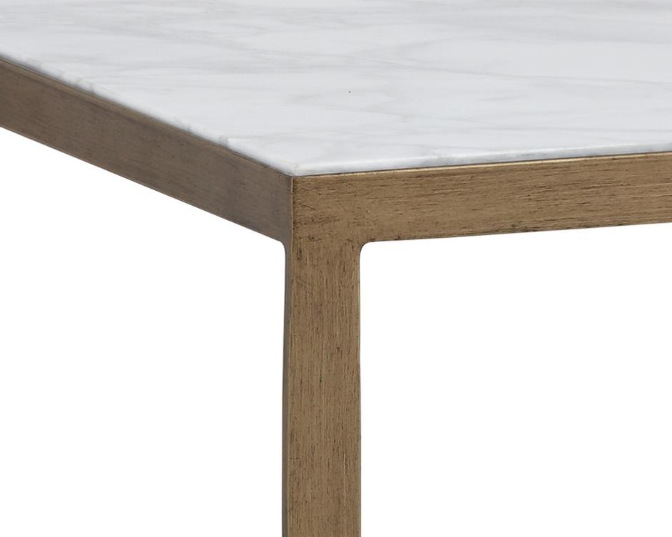 Evert End Table - White by Sunpan