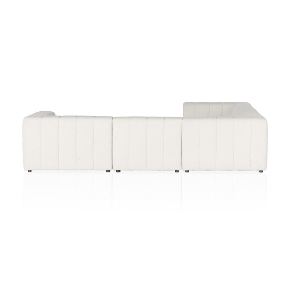 Langham Channeled 5-Piece Sectional - Fayette Cloud by Four Hands