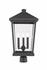Beacon 3 Light Outdoor Post Mount Fixture in Oil Rubbed Bronze Finish by Z-Lite