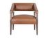 CARLYLE LOUNGE CHAIR - SHALIMAR TOBACCO LEATHER by Sunpan