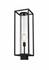 Dunbroch 1 Light Outdoor Post Mount Fixture in Black Finish by Z-Lite