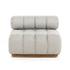 Roma Outdoor Sectional In Armless Pc In Ash by FOUR HANDS
