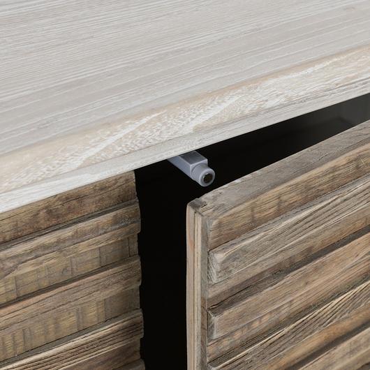 Elodie Elm Wood 4Dr Cabinet by Classic Home