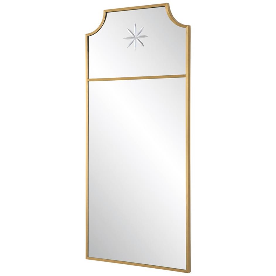 Caddington Tall Brass Mirror by Uttermost