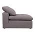 CLAY SLIPPER CHAIR LIVESMART FABRIC LIGHT GREY by Moes Home