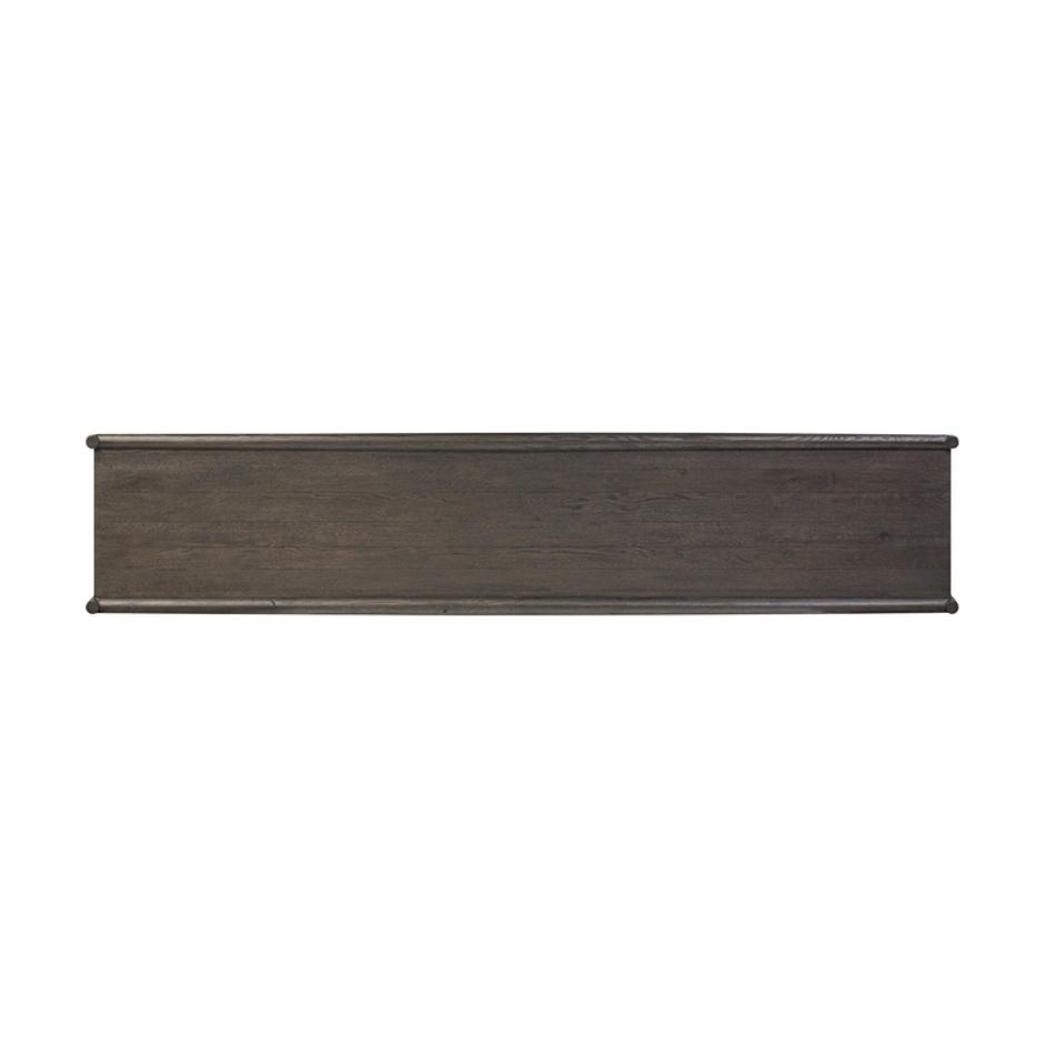 Glenview 6 Door Sideboard - Cracked Smoked Black Veneer by Four Hands