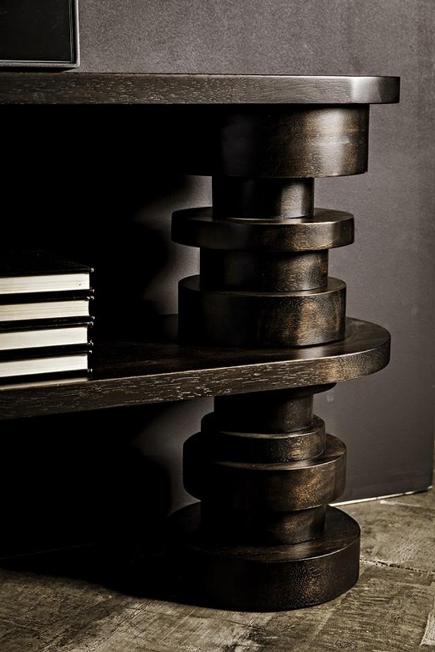 Fuller Console in Ebony Walnut Finish by Noir Furniture