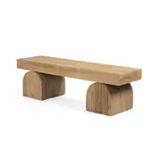 Keane Bench-Natural Elm by FOUR HANDS