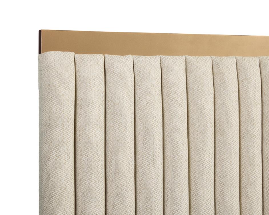 TARRANT BED - KING - MONUMENT OATMEAL by Sunpan