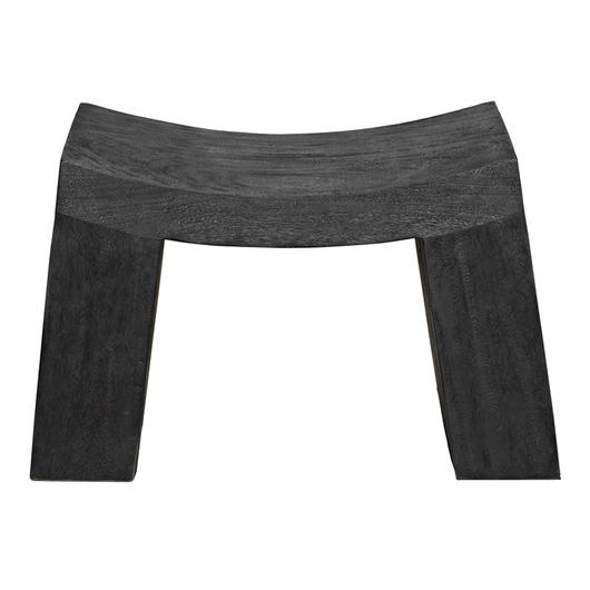 Ishiguro Munggur Stool in Burnt Black by Noir Furniture