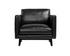 ROGERS ARMCHAIR - CORTINA BLACK LEATHER by Sunpan