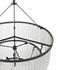 Meredith Large Chandelier in Clear Textured Glass by FOUR HANDS