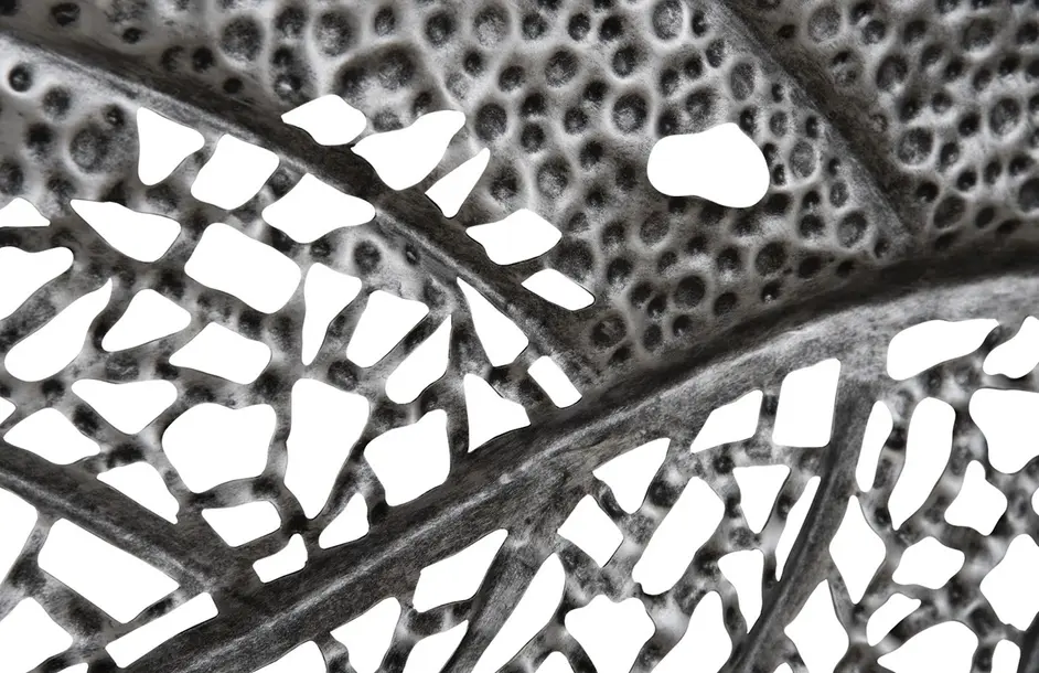 Birch Leaf Wall Art, Silver, Medium by PHILLIPS COLLECTION