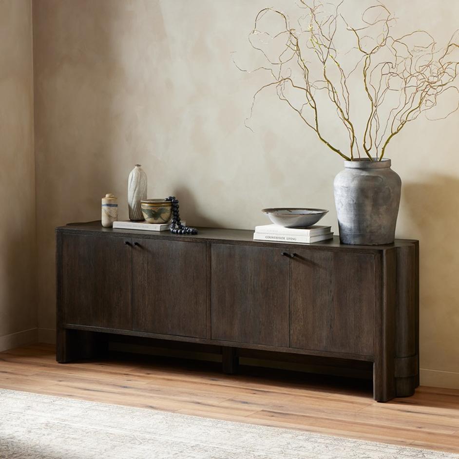 Sylvie Sideboard in Brushed Dark Brown by FOUR HANDS