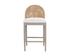CALANDRI COUNTER STOOL - GREIGE - LOUIS CREAM by Sunpan