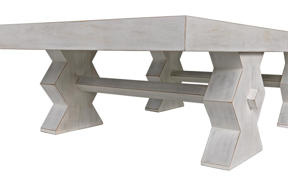 Suzu Coffee Table, White Wash by Noir Furniture