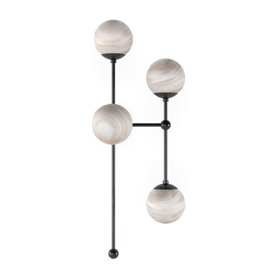 Armstrong 4 R Sconce - Black Gunmetal by Four Hands