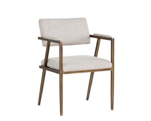 Ventouz Armchair - Beige Linen by Sunpan