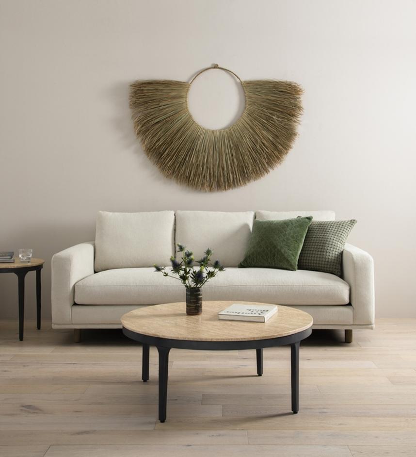 Dom Sofa in Bonnell Ivory by FOUR HANDS