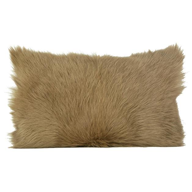 Fur Pillow Beige by Dovetail